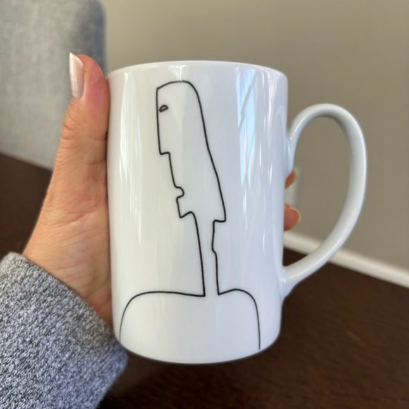 6 Vista Alegre Porcelain Mugs “Wacky” Modern Abstract RARE - Picture 6 of 8